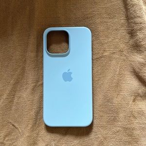 iPhone 14 Pro Max Sky Blue Silicone Case